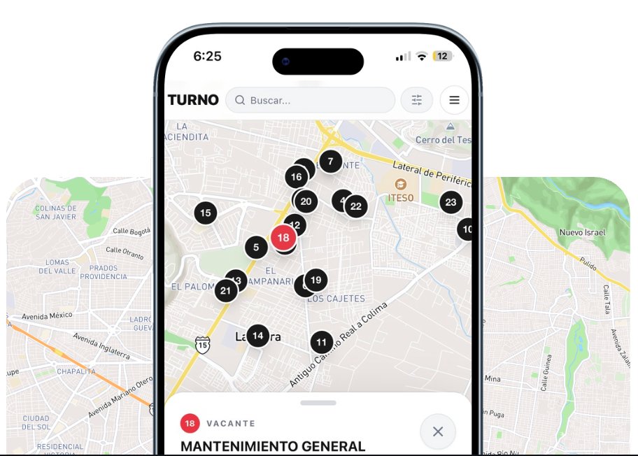 Turno App Mockup